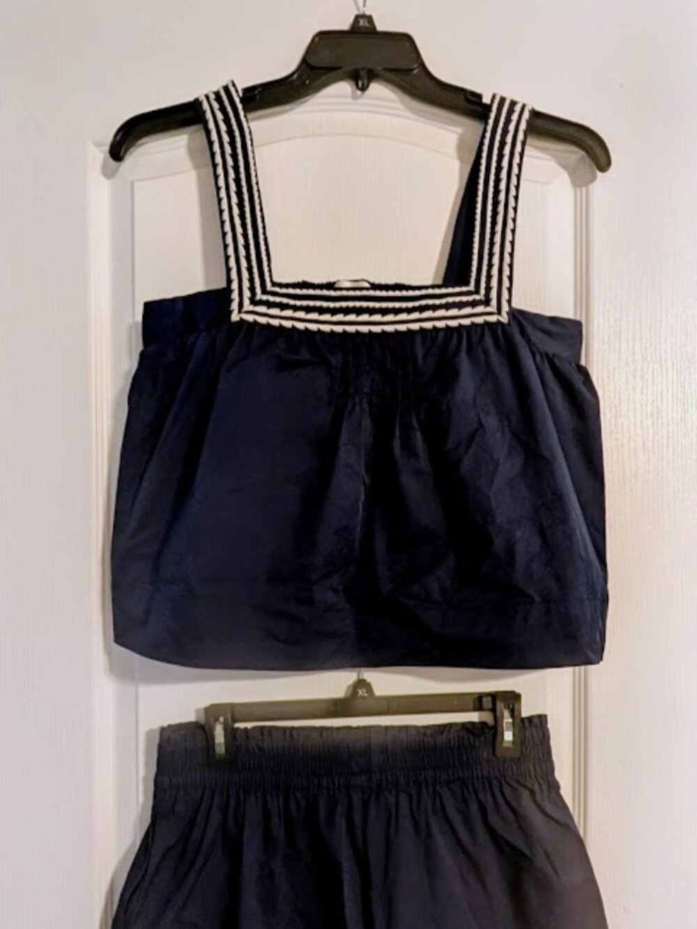 Caroline Constas Navy Blue Short Set, Worn Once, Size Medium